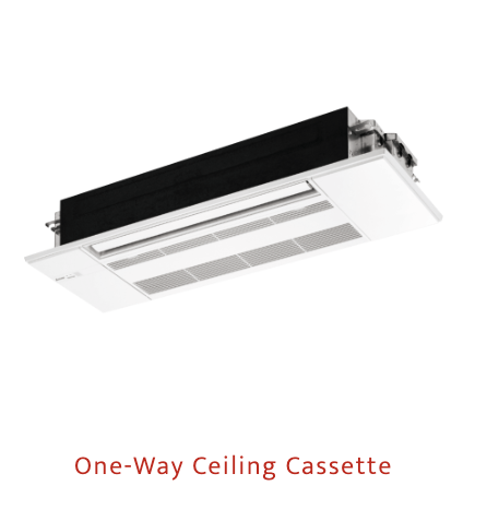 one way ceiling cassette mitsubishi